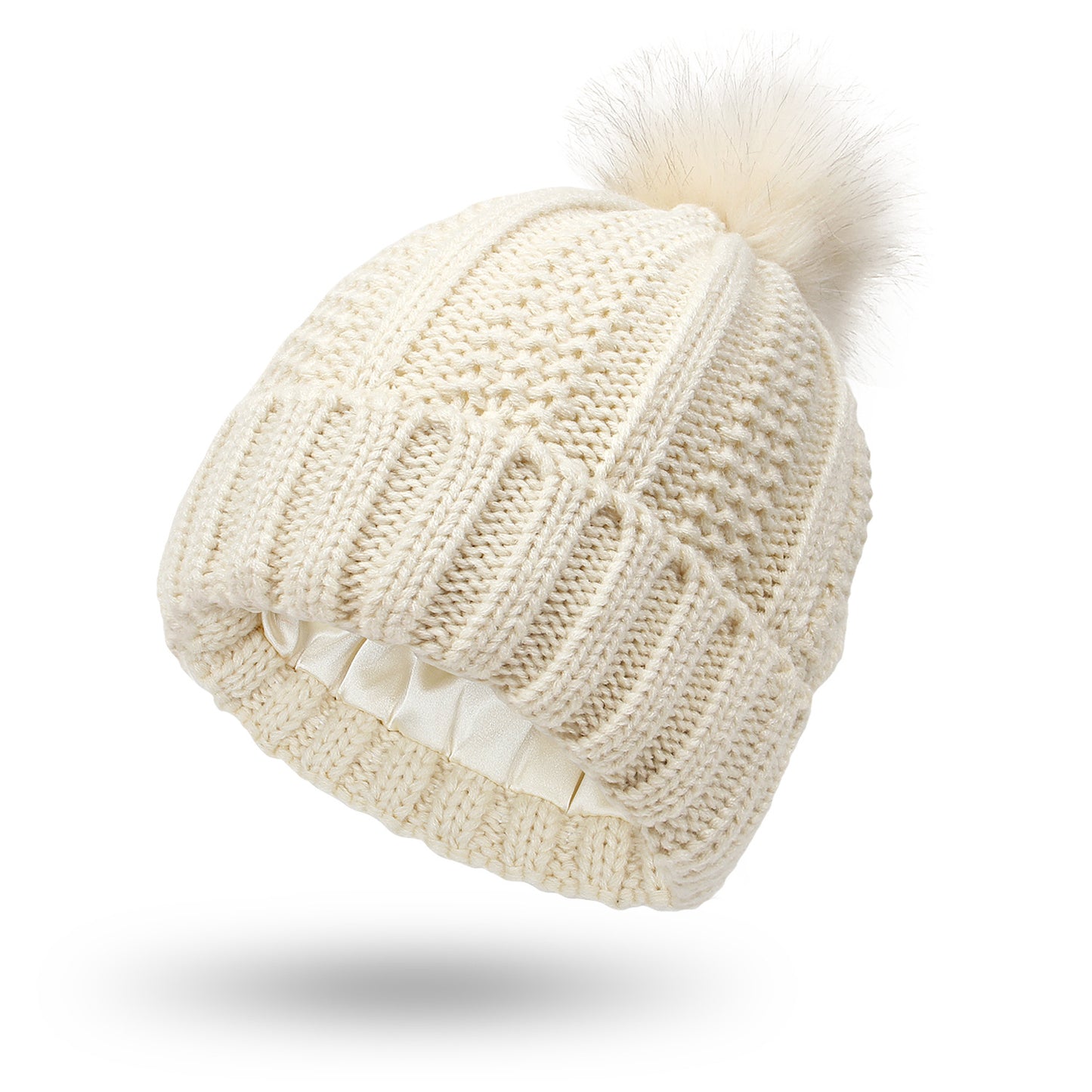 Pom Silk Beanie