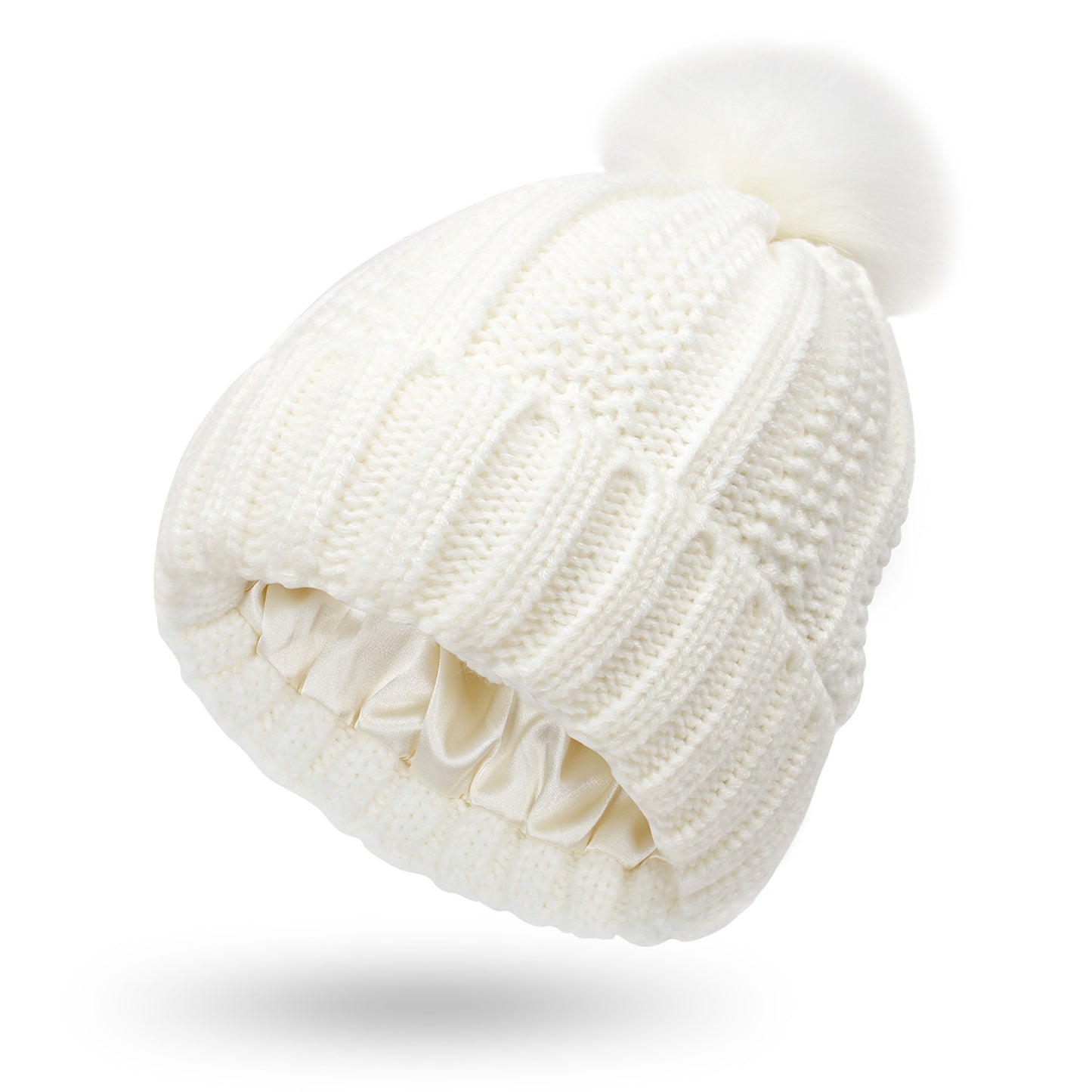 Pom Silk Beanie