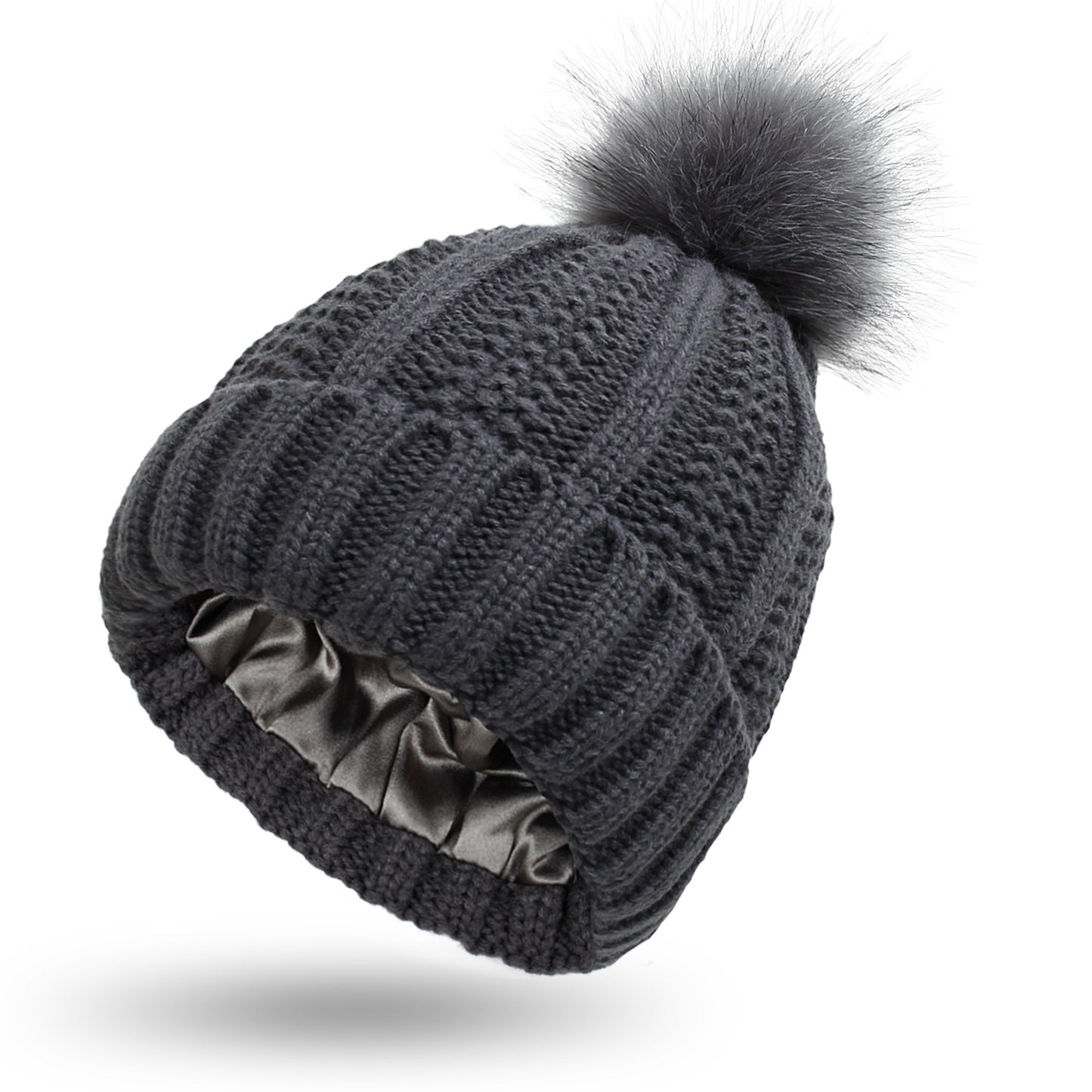 Pom Silk Beanie